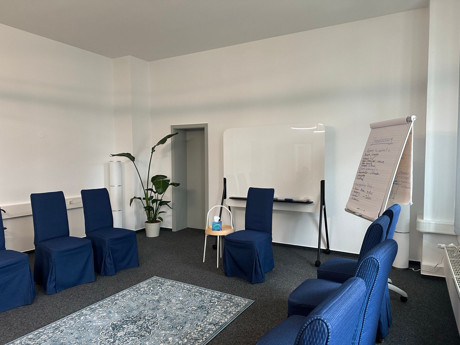 Gruppenraum – Übersicht mit Whiteboard